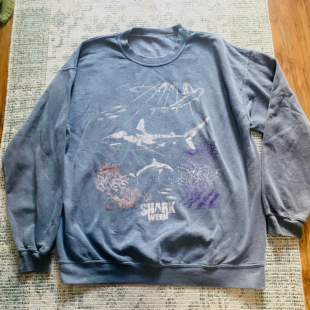 “ Shark Week” pullover sweatshirt